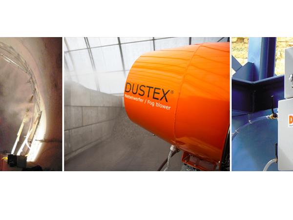 DUSTEX - מערכת פיזור מים לדחיית אבק בתעשייה - זיו מערכות
